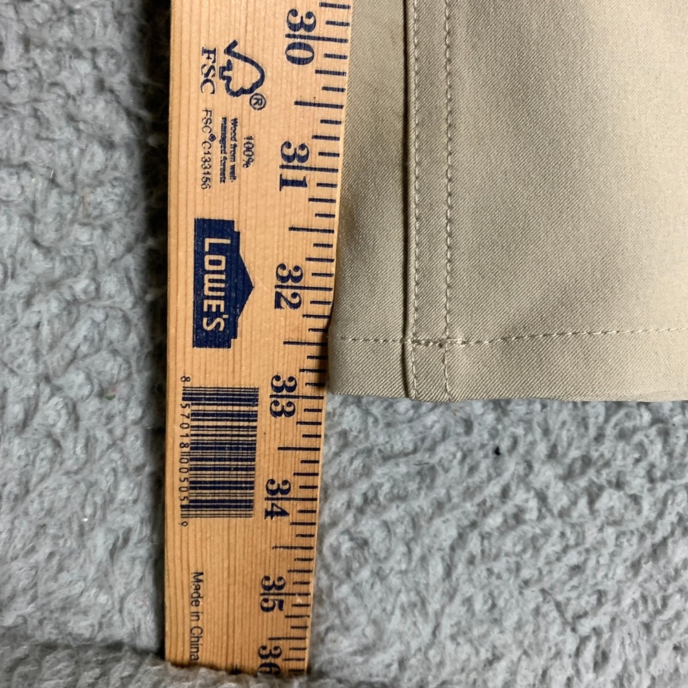 FootJoy Golf Pants Men's 35 x 32 Tan‎ Khaki Stretch Athletic Fit Performance - Picture 10 of 11